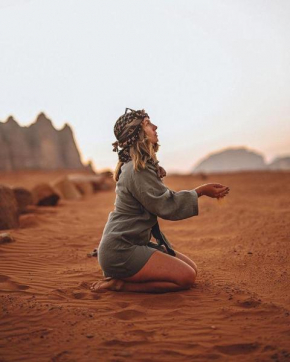 The sun of Wadi Rum